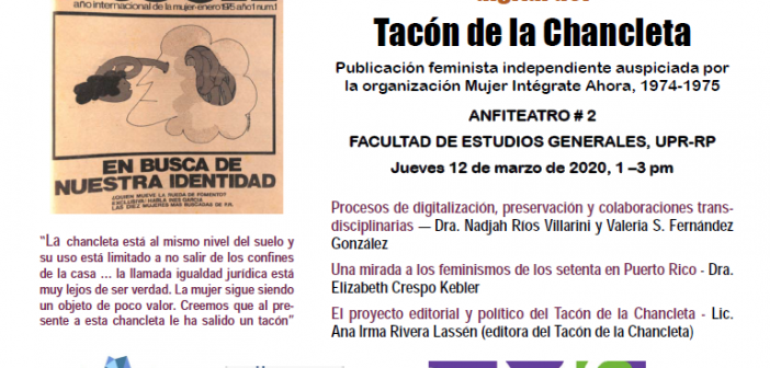 Presentación de colección digital: “Tacón de la Chancleta”