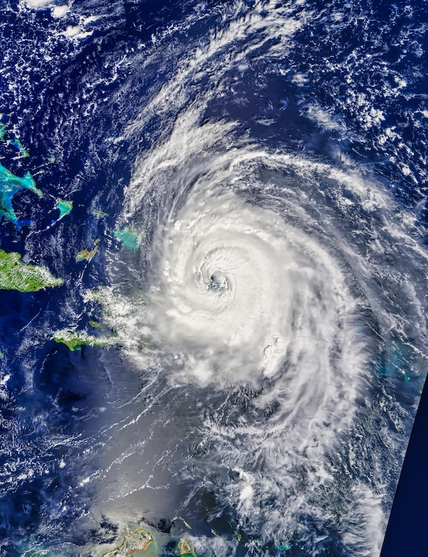 Hurricane,Maria,15l,Over,Puerto,Rico,And,Hispaniola.,Elements,Of